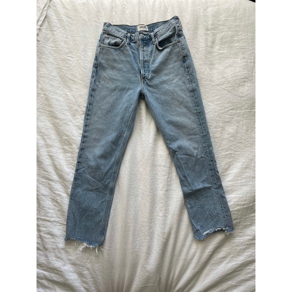 AGOLDE Riley High Rise Straight Crop Jeans - Picture 4 of 8